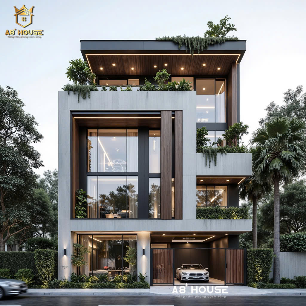 Biệt thự phố 4 tầng
