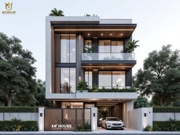Thiết kế Nhà Lô Phố 3 Tầng - Phong Cách Hiện Đại Sang Trọng
